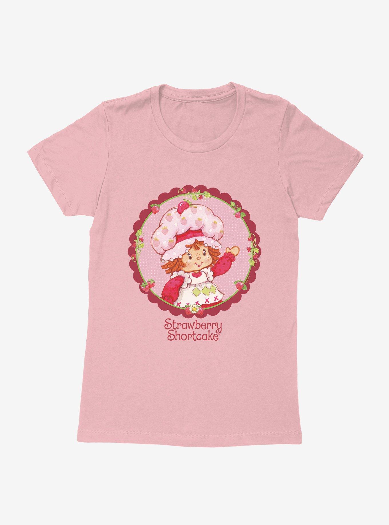 Strawberry Shortcake Circle Portrait Womens T-Shirt, , hi-res