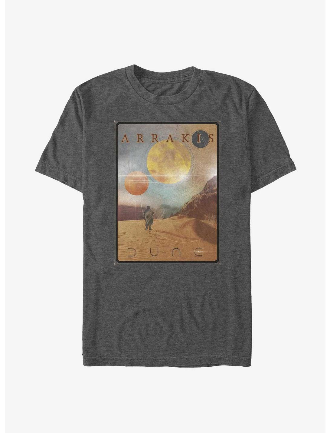 Dune: Part Two Arrakis Poster T-Shirt, CHAR HTR, hi-res