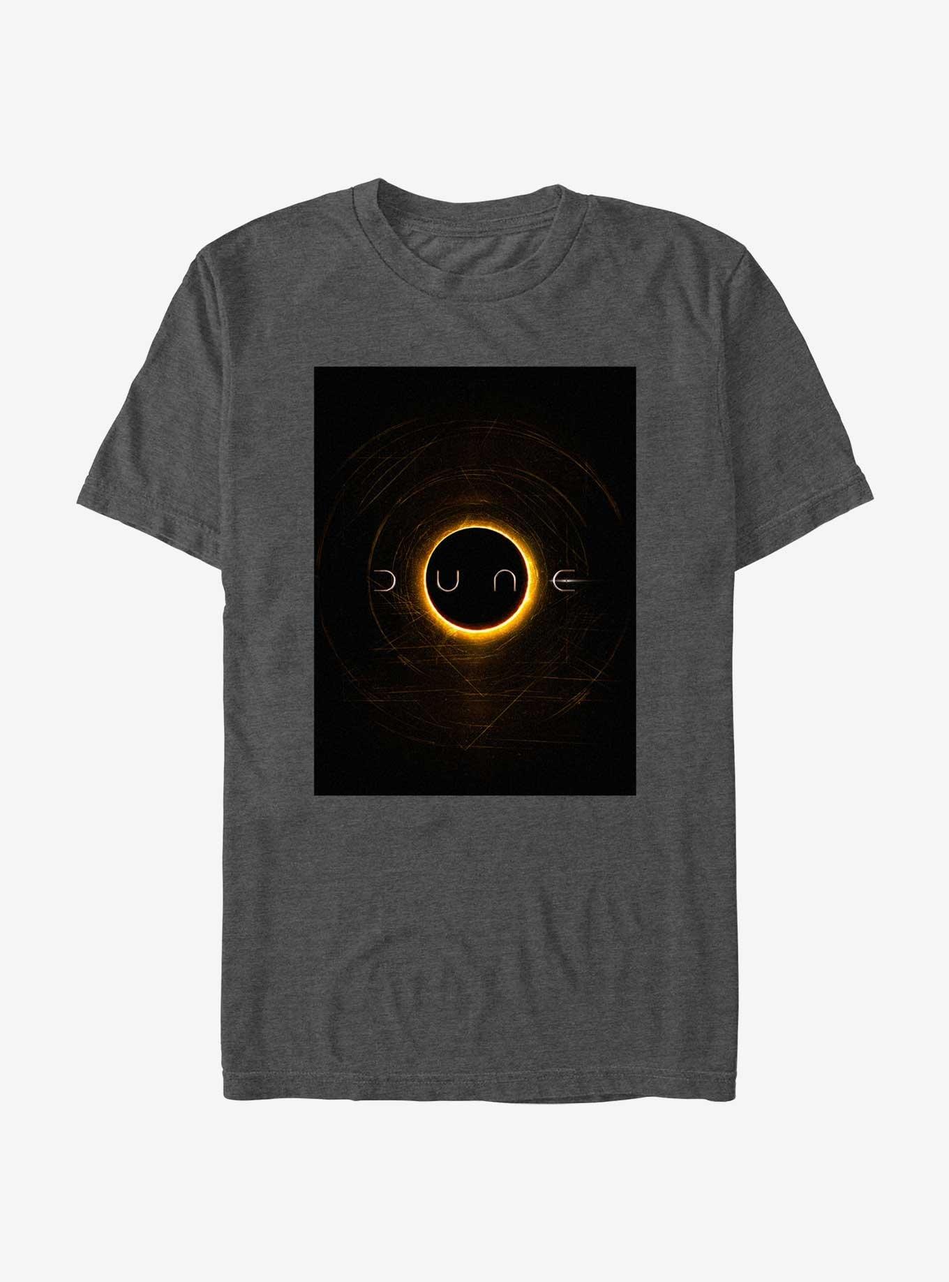 Dune: Part Two Eclipse Logo Poster T-Shirt, CHAR HTR, hi-res