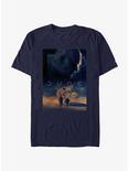 Dune: Part Two Harkonnen Chase Poster T-Shirt, NAVY, hi-res