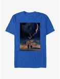 Dune: Part Two Harkonnen Chase Poster T-Shirt, ROYAL, hi-res