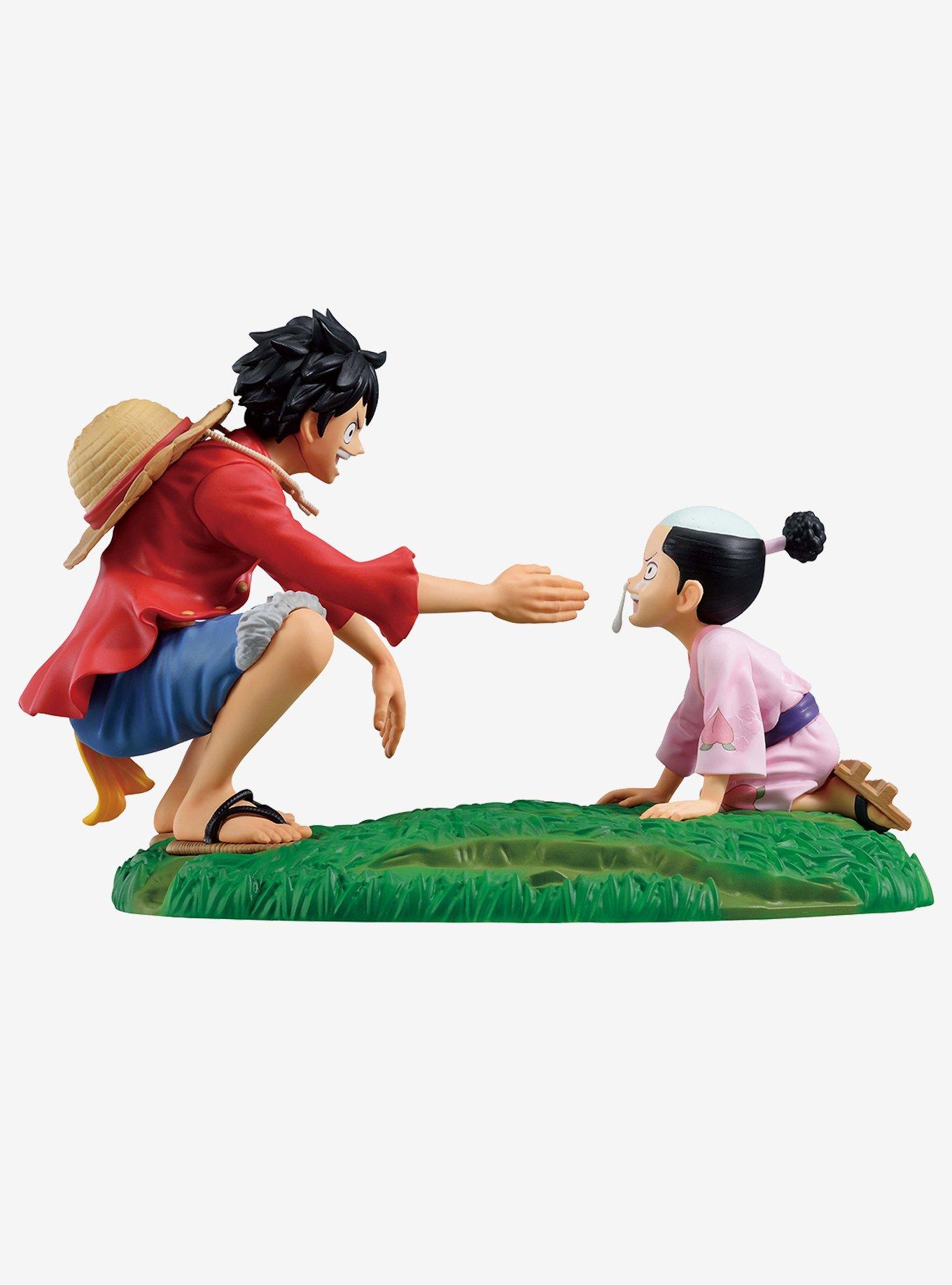 Bandai Spirits One Piece Ichibansho Monkey D. Luffy & Momonosuke Statue, , hi-res