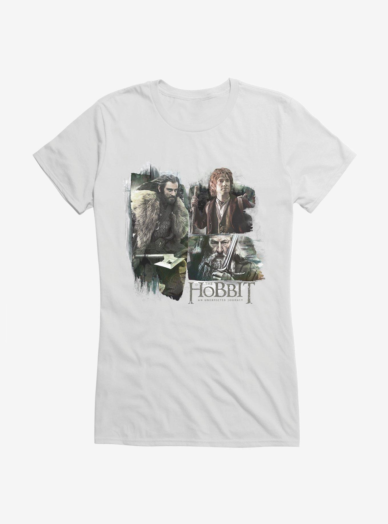 The Hobbit: An Unexpected Journey Thorin Bilbo Gandalf Girls T-Shirt