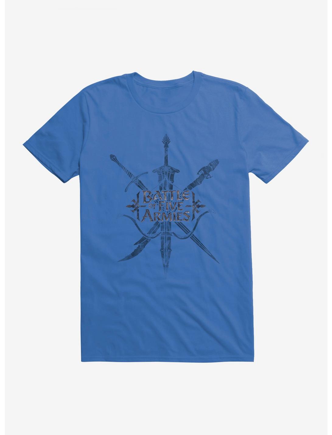 The Hobbit: The Battle Of The Five Armies Sword Logo T-Shirt, ROYAL BLUE, hi-res