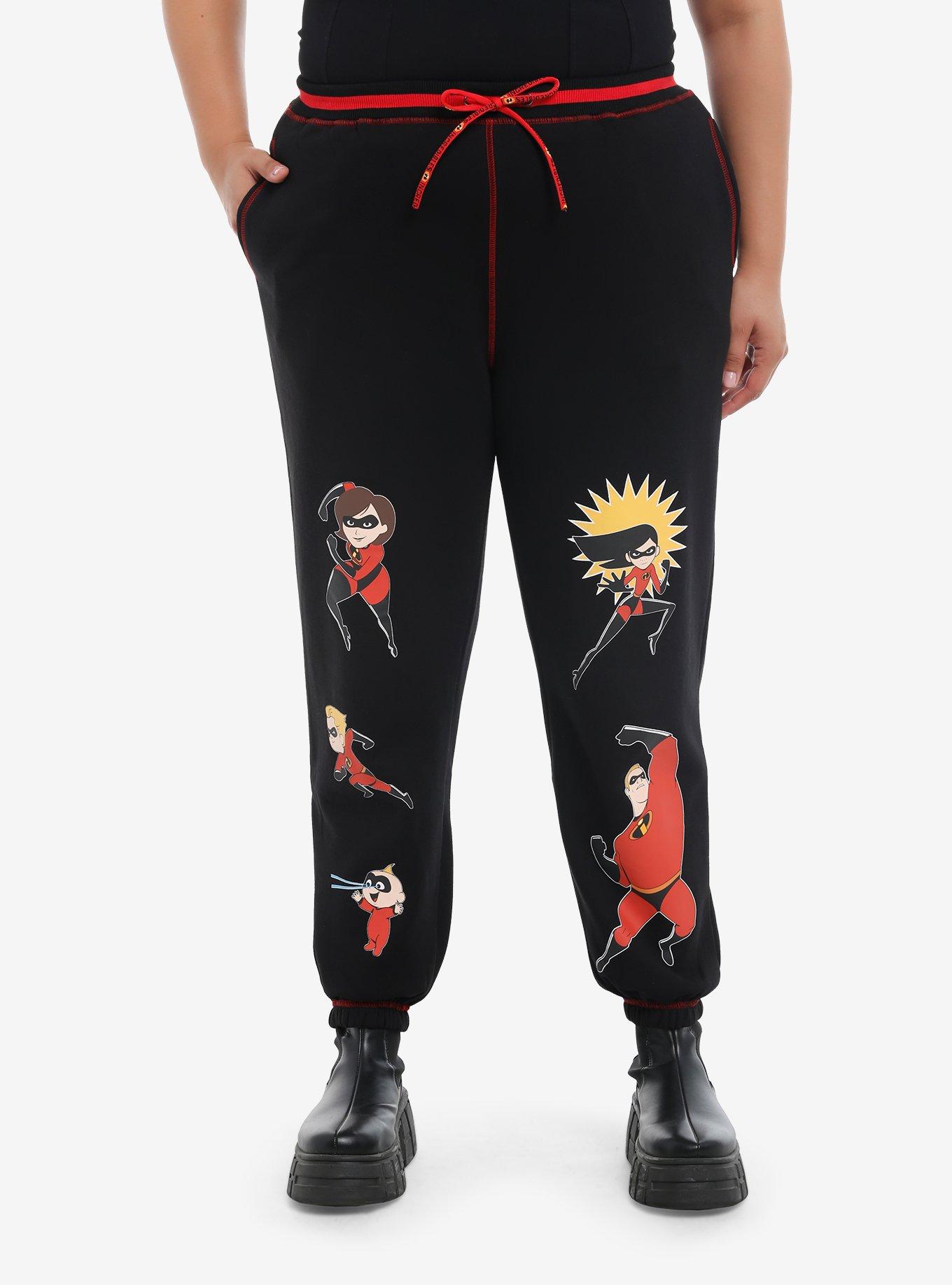 Disney Pixar The Incredibles Girls Jogger Sweatpants Plus Size, , hi-res