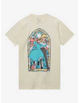 Studio Ghibli Howl's Moving Castle Duo Stained Glass Boyfriend Fit Girls T-Shirt, , hi-res