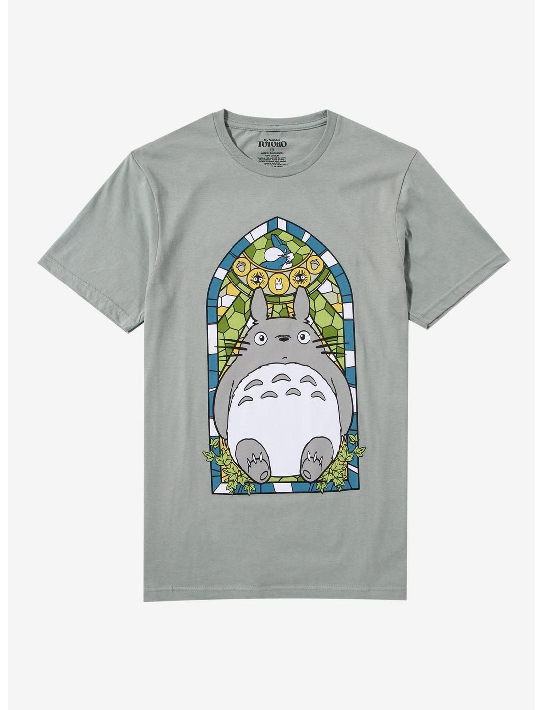 Studio Ghibli® My Neighbor Totoro Stained Glass Boyfriend Fit Girls T-Shirt, MULTI, hi-res