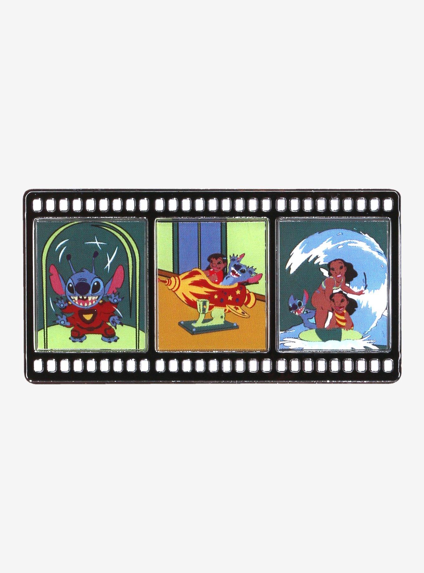 Loungefly Disney Lilo & Stitch Film Strip Enamel Pin — BoxLunch Exclusive, , hi-res