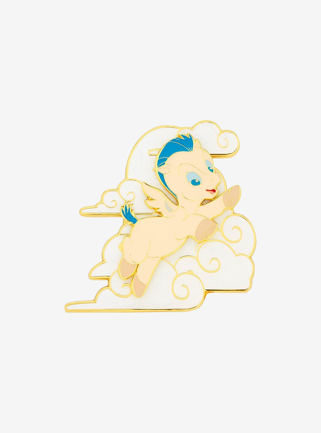 Loungefly Disney Hercules Baby Pegasus Glitter Limited Edition Enamel Pin — BoxLunch Exclusive, , hi-res
