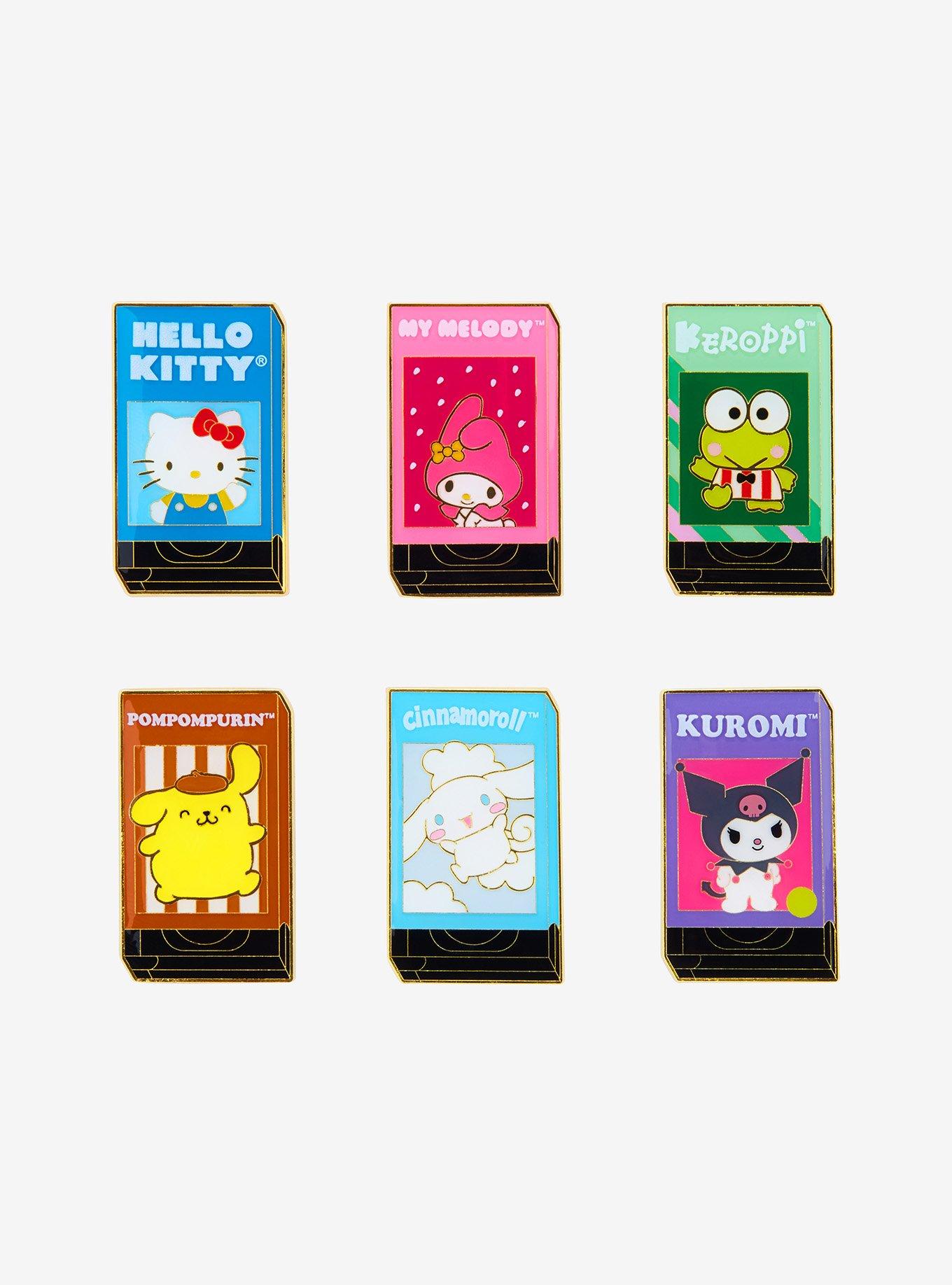 Sanrio Hello Kitty and Friends VHS Tape Blind Box Enamel Pin — BoxLunch Exclusive, , hi-res