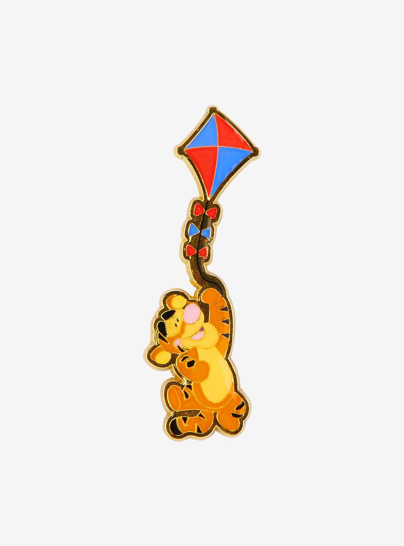 Loungefly Disney Winnie the Pooh Tigger Kite Enamel Pin — BoxLunch Exclusive, , hi-res