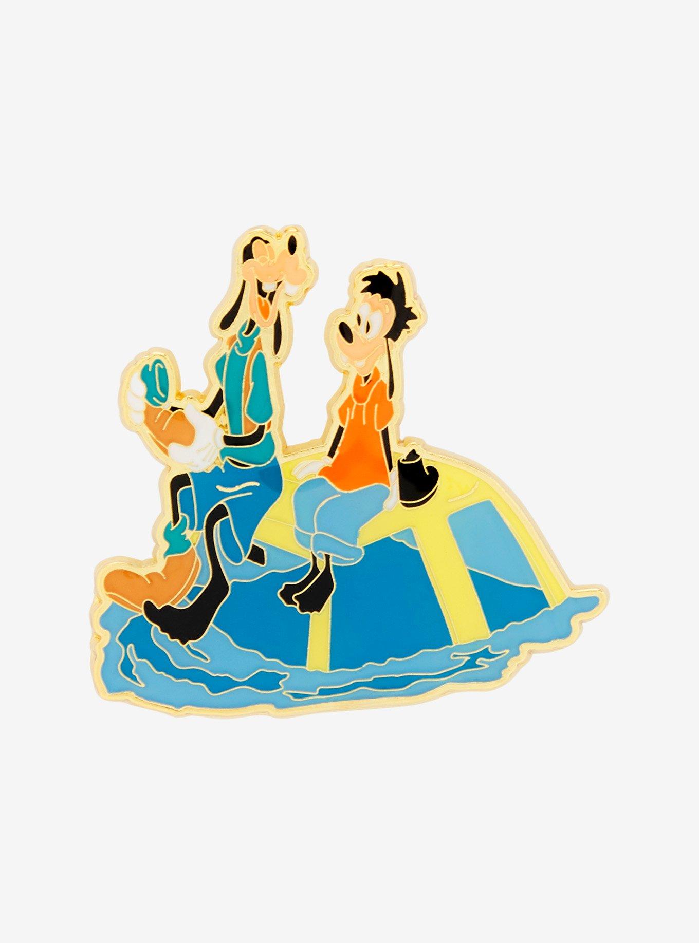 Loungefly Disney A Goofy Movie Max & Goofy Sinking Car Enamel Pin — BoxLunch Exclusive, , hi-res