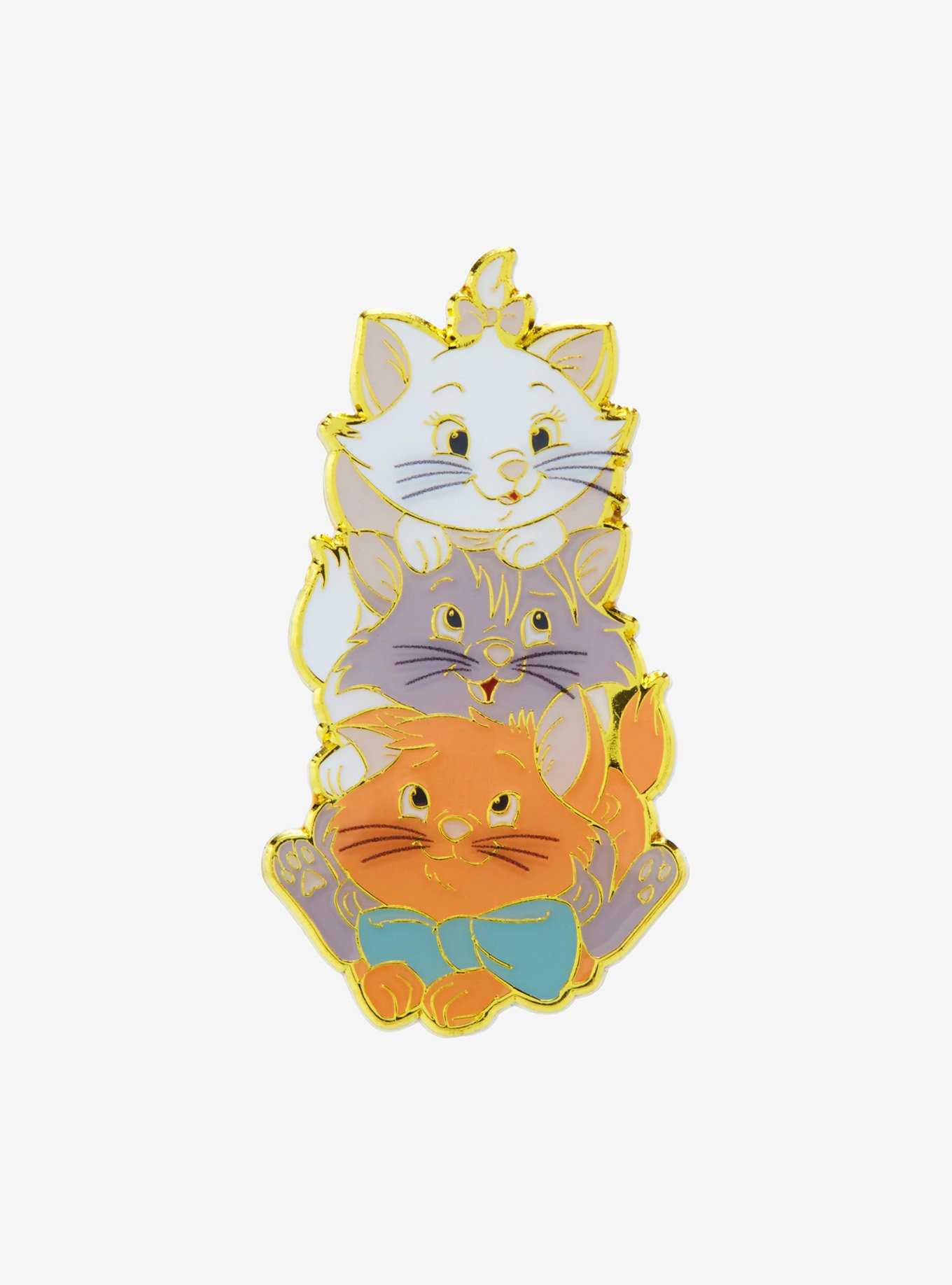 Loungefly The Aristocats Marie, Berlioz, and Toulouse Enamel Pin — BoxLunch Exclusive, , hi-res