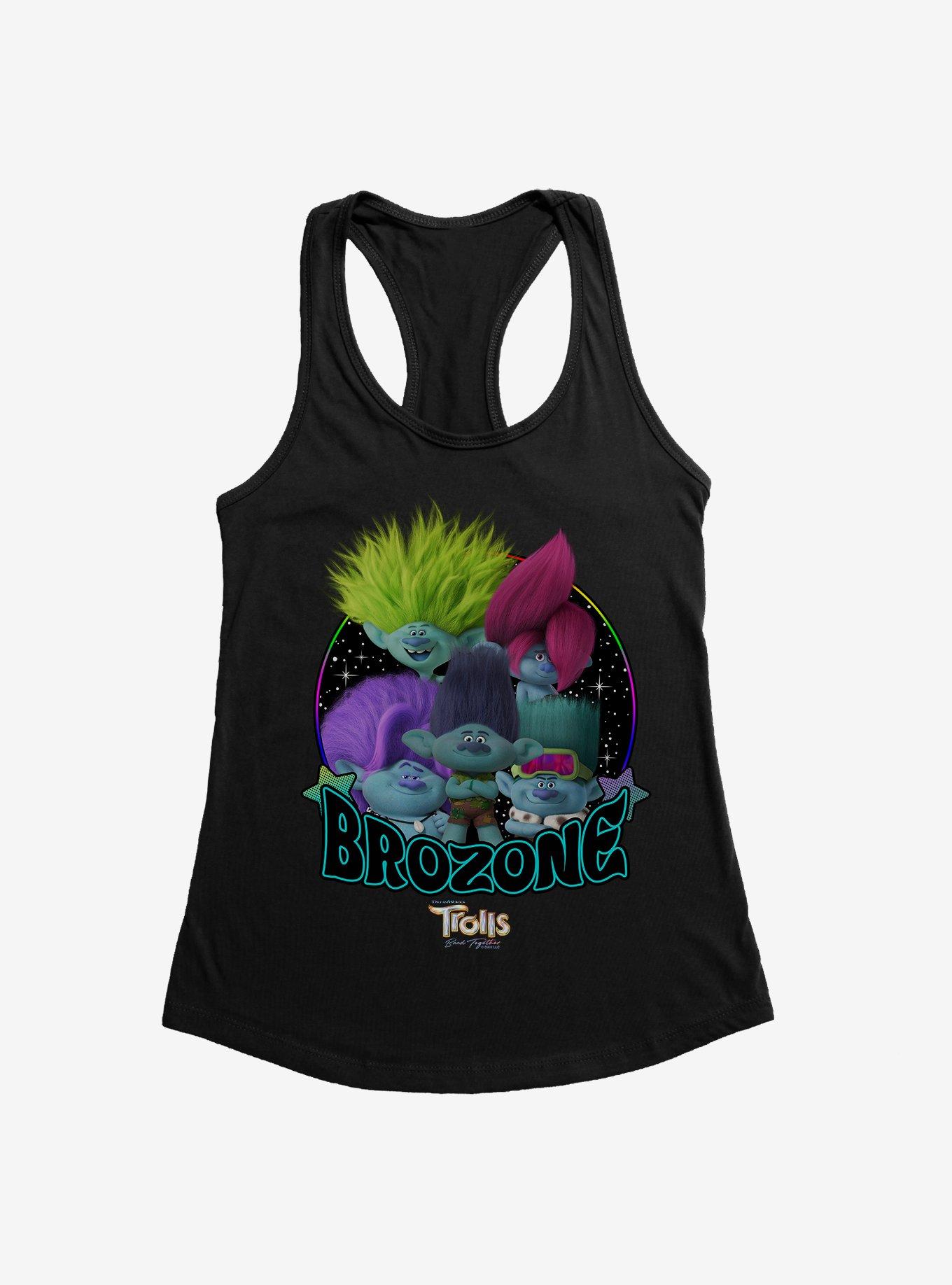 Trolls 3 Band Together Brozone Group Girls Tank, BLACK, hi-res