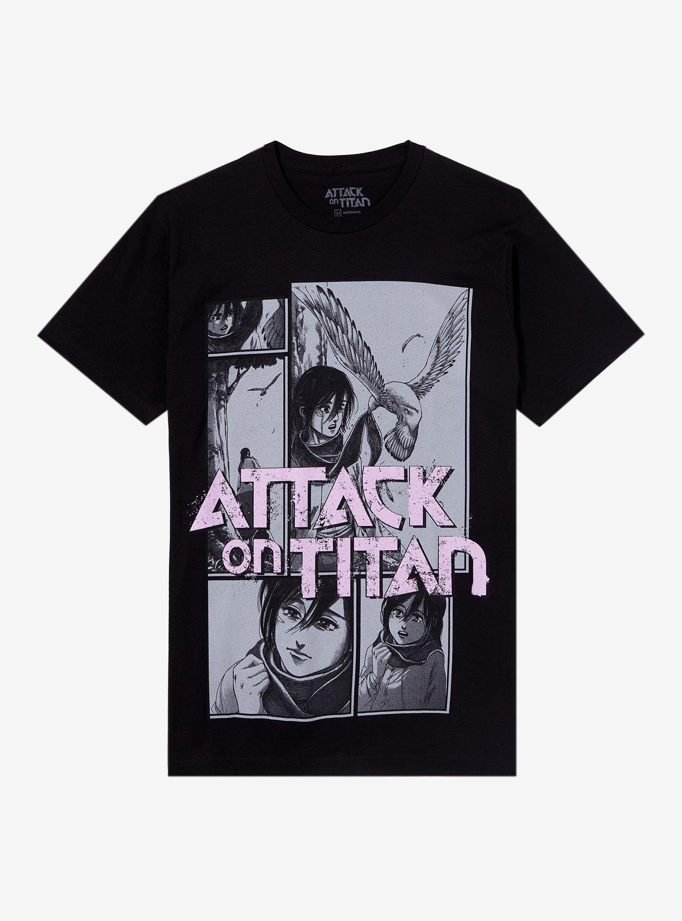 Attack On Titan Mikasa Final Chapter T-Shirt, BLACK, hi-res
