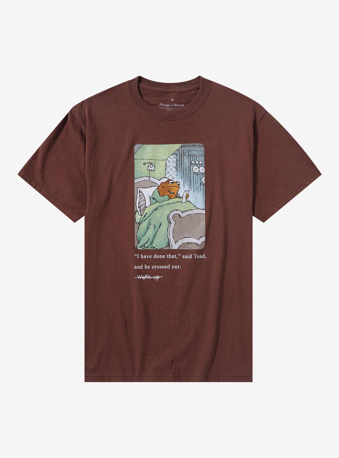 Frog And Toad Are Friends Wake Up T-Shirt, BROWN, hi-res