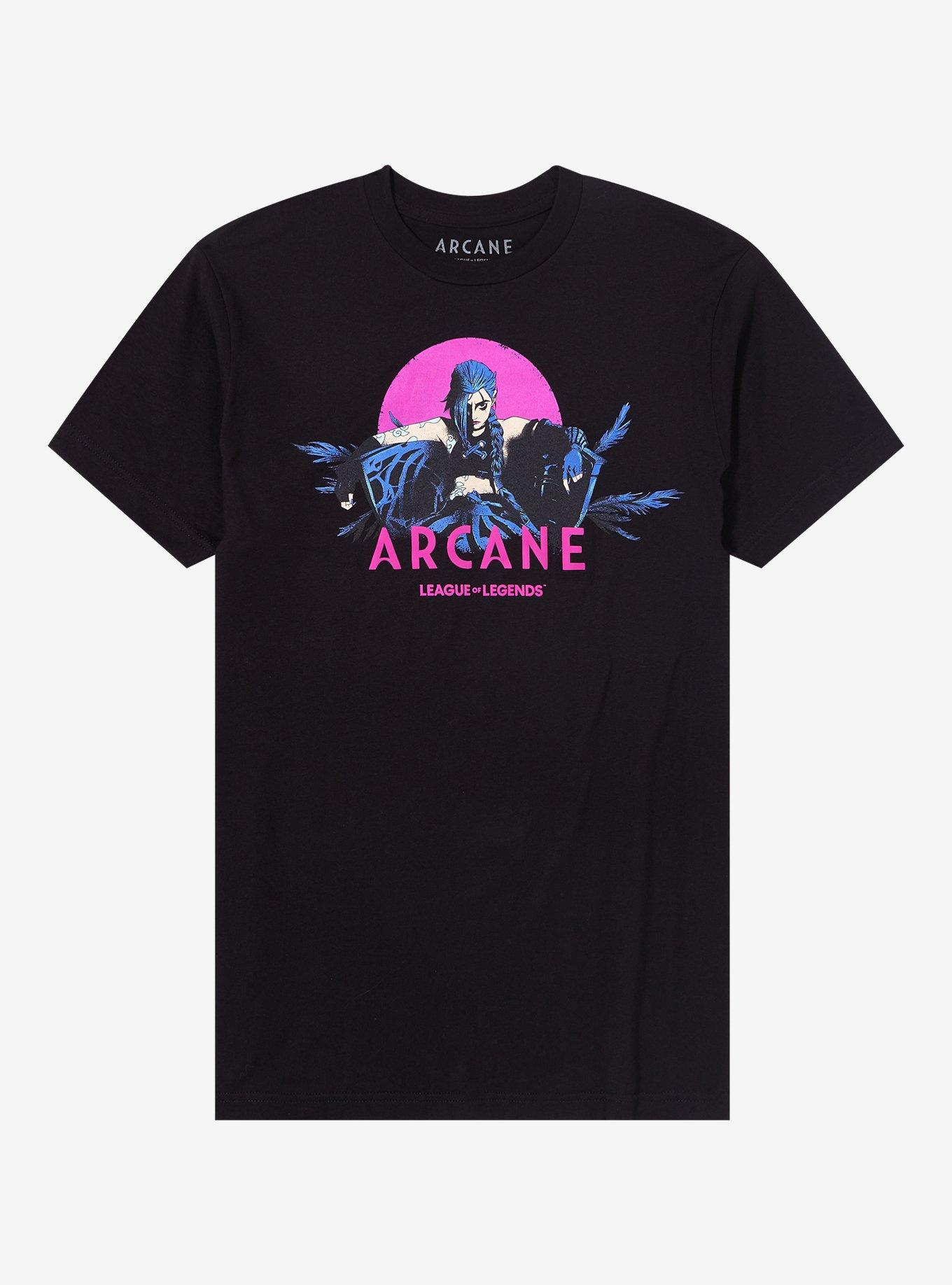 Netflix Arcane Jinx League Of Legends T-Shirt - Trends Bedding