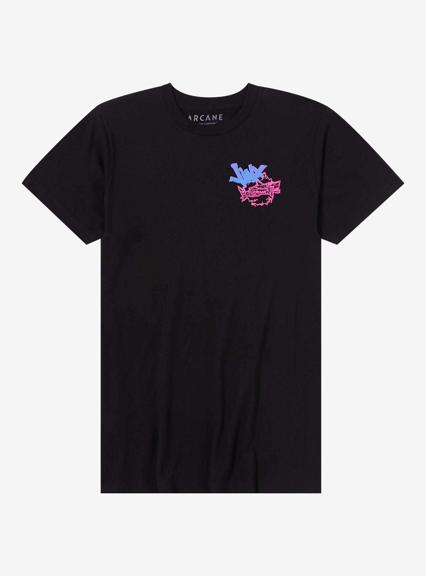 Arcane Jinx Gun T-Shirt, BLACK, hi-res