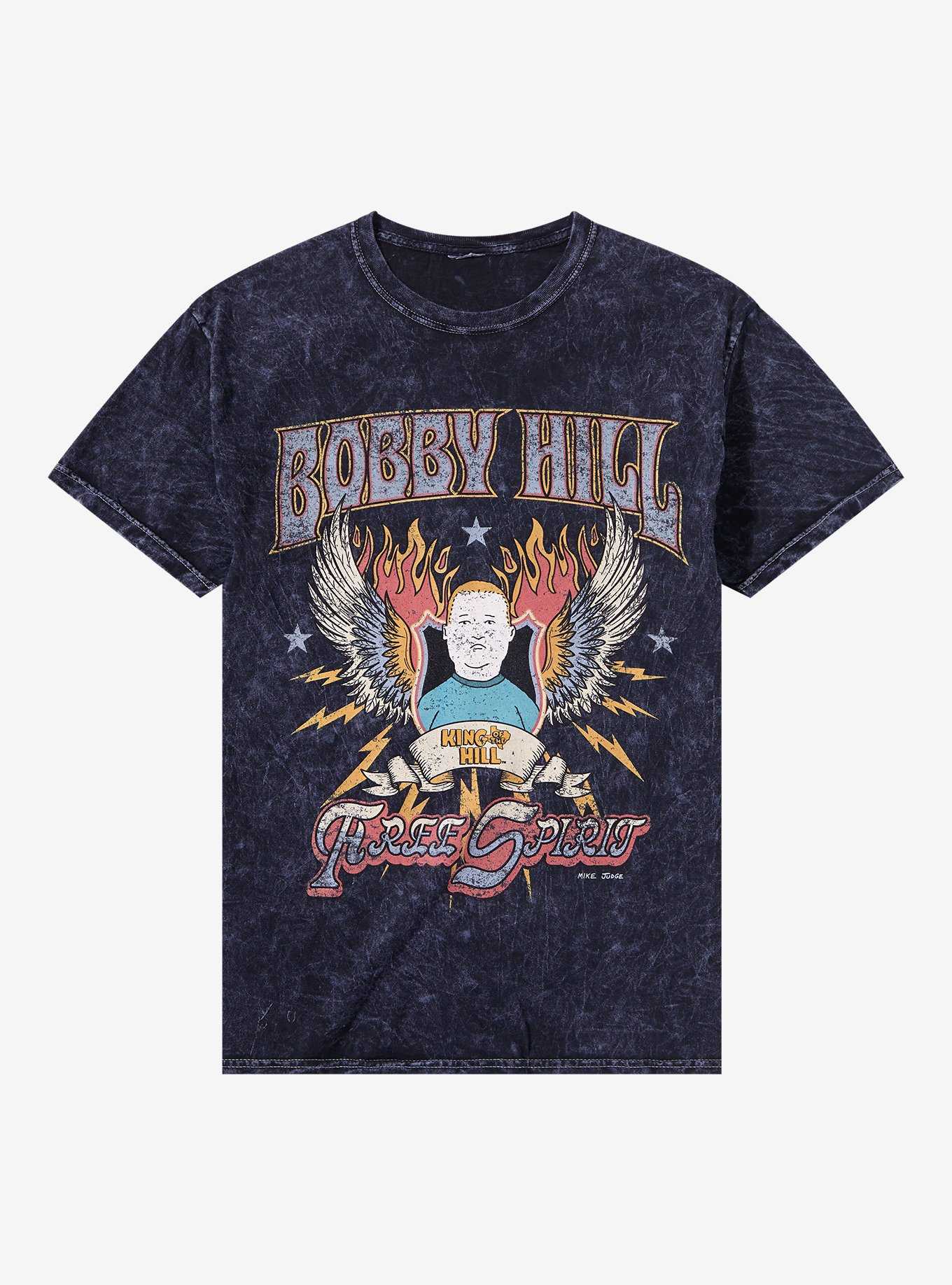King Of The Hill Bobby Free Spirit Dark Wash T-Shirt, , hi-res