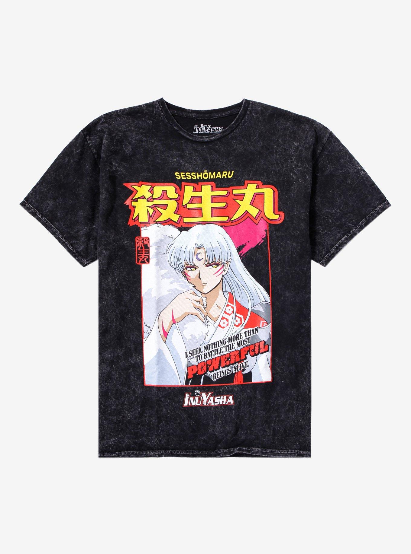 InuYasha Sesshomaru Magazine Dark Wash T-Shirt, MULTI, hi-res