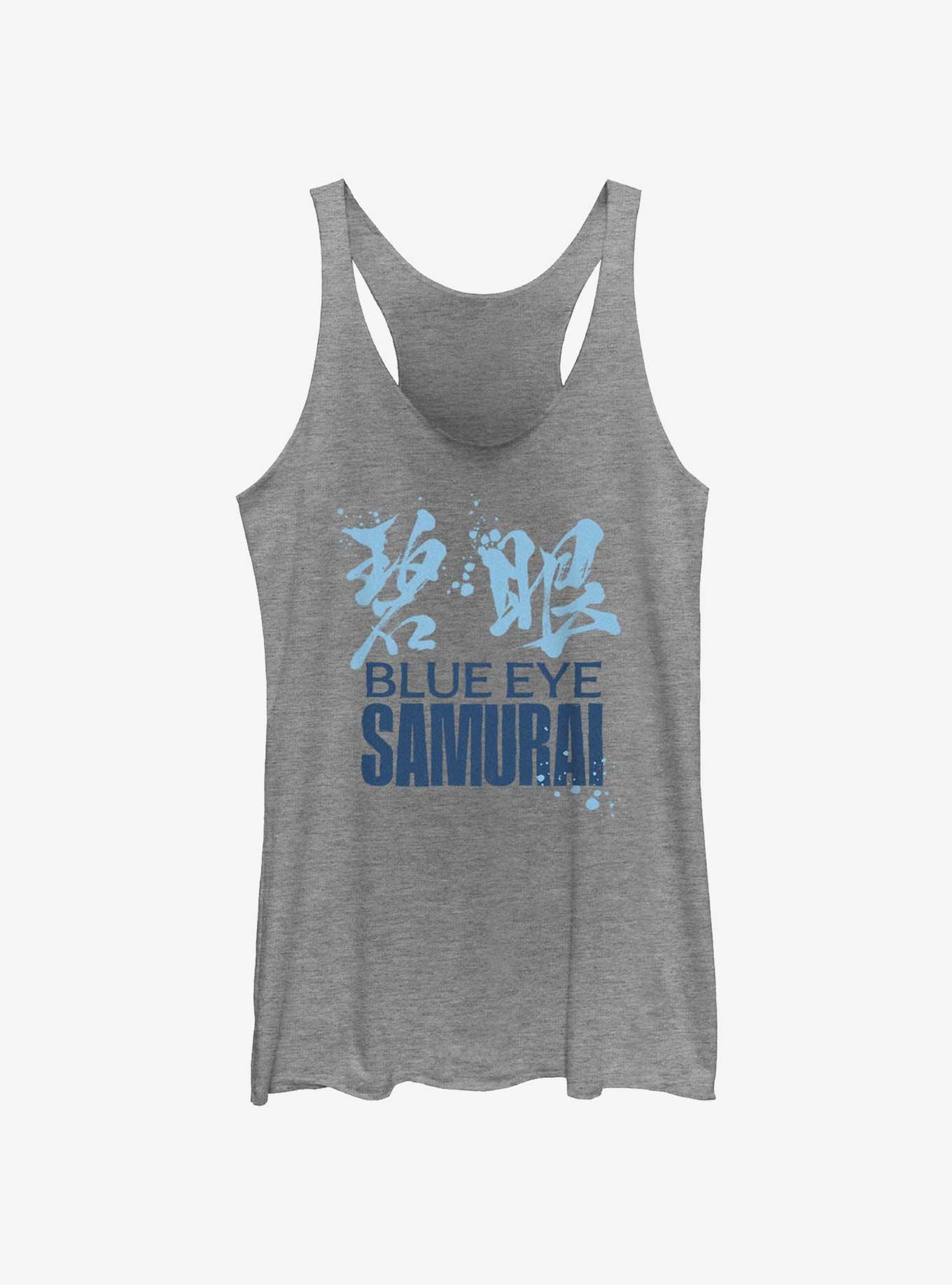 Blue Eye Samurai Logo Blue Eye Samurai Girls Tank, GRAY HTR, hi-res