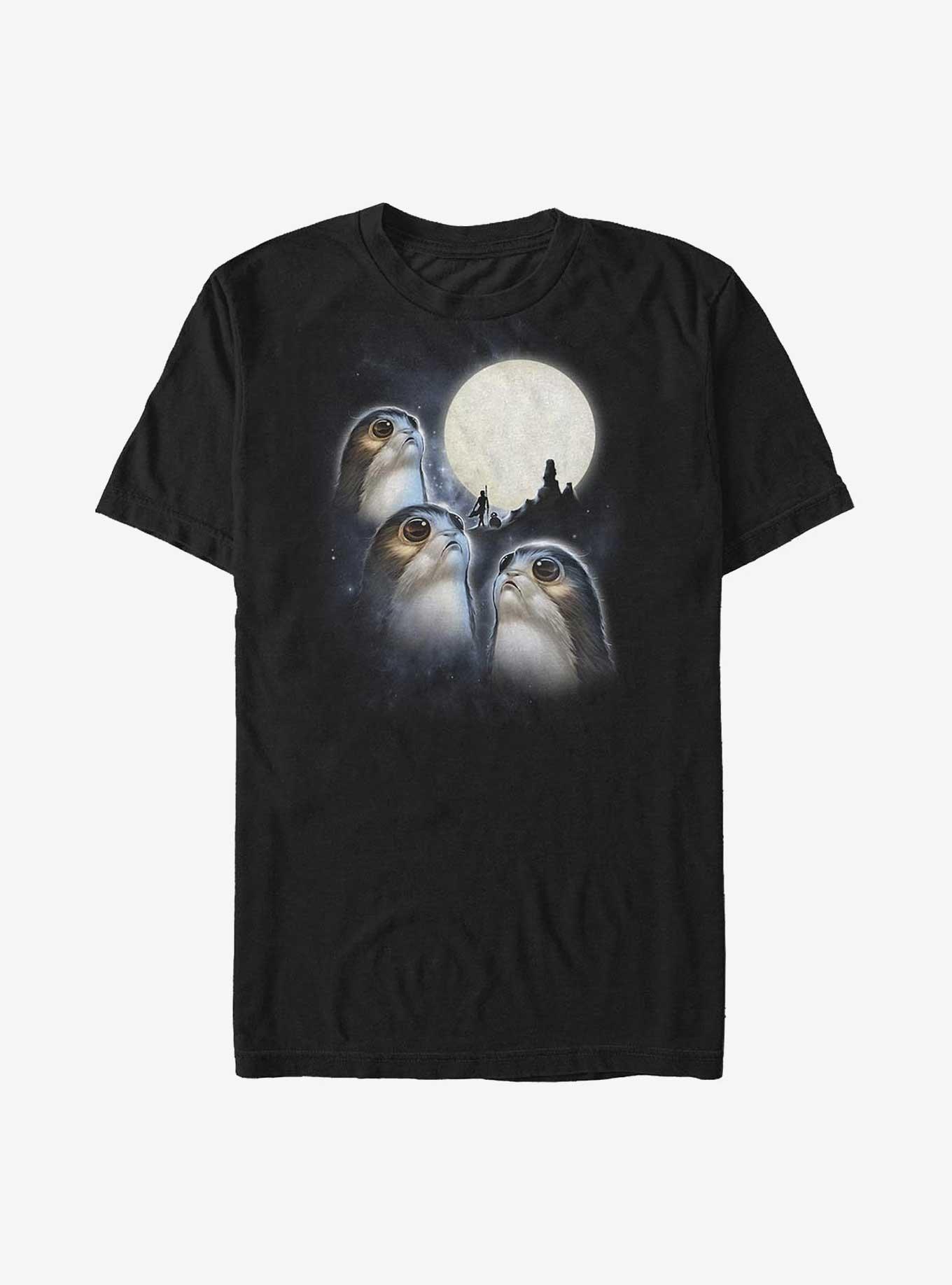 Star Wars: Episode VIII - The Last Jedi Howling Porgs Big & Tall T-Shirt, BLACK, hi-res