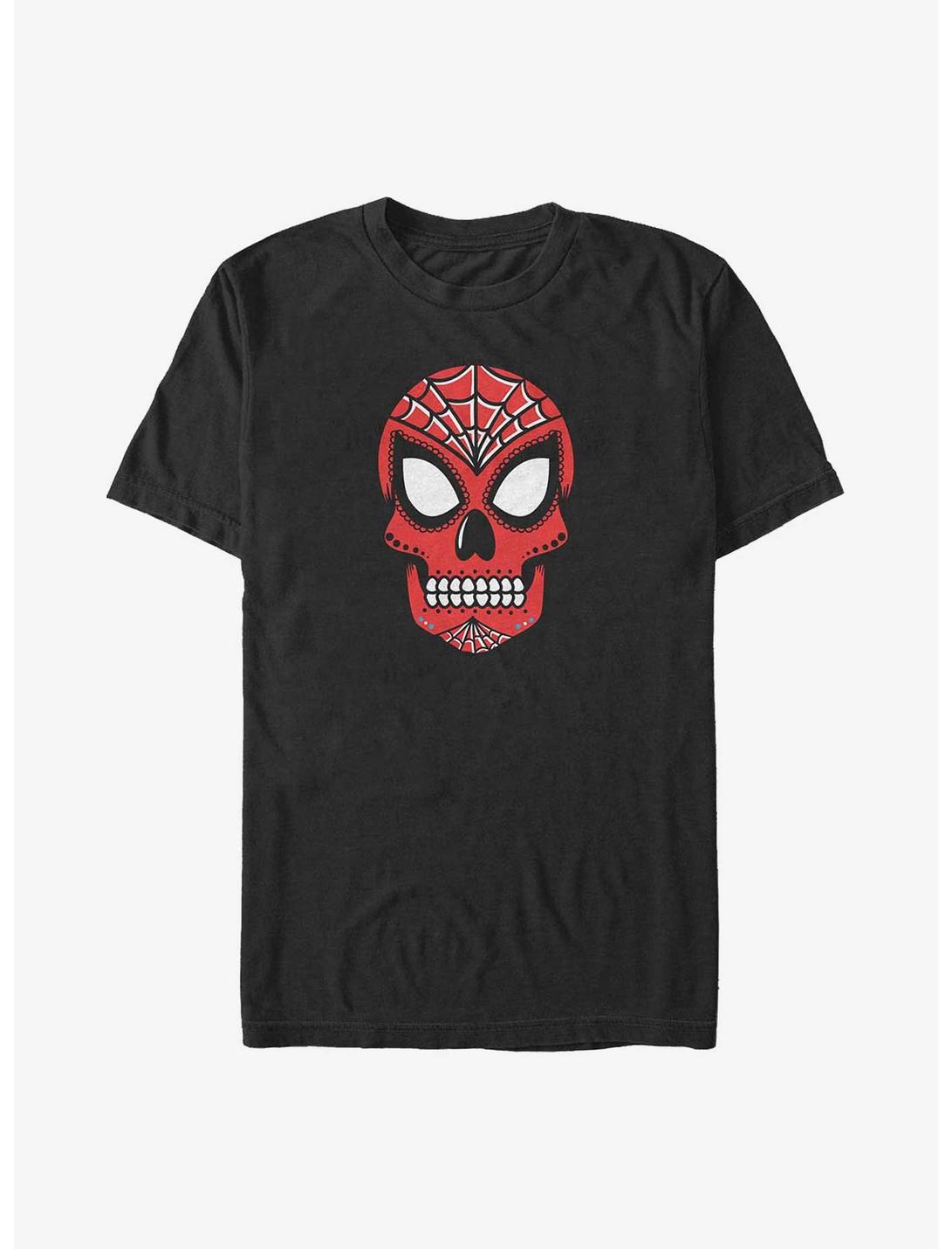 Marvel Spider-Man Sugar Skull Big & Tall T-Shirt, BLACK, hi-res