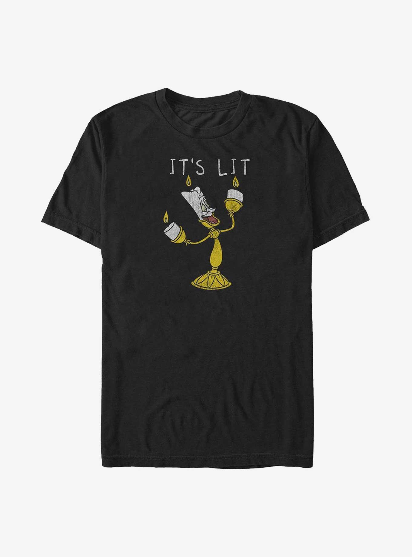 Disney Beauty and the Beast It's Lit Lumiere Big & Tall T-Shirt, , hi-res