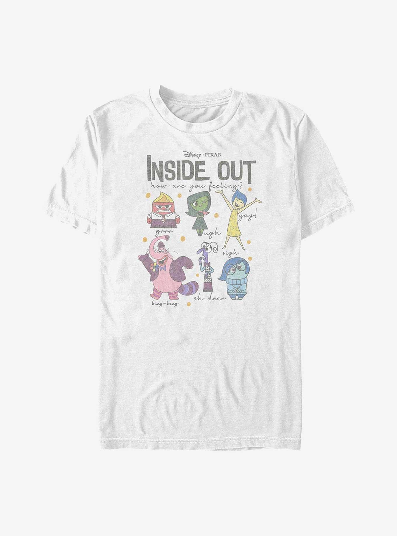 Disney Pixar Inside Out The Feels Big & Tall T-Shirt, WHITE, hi-res