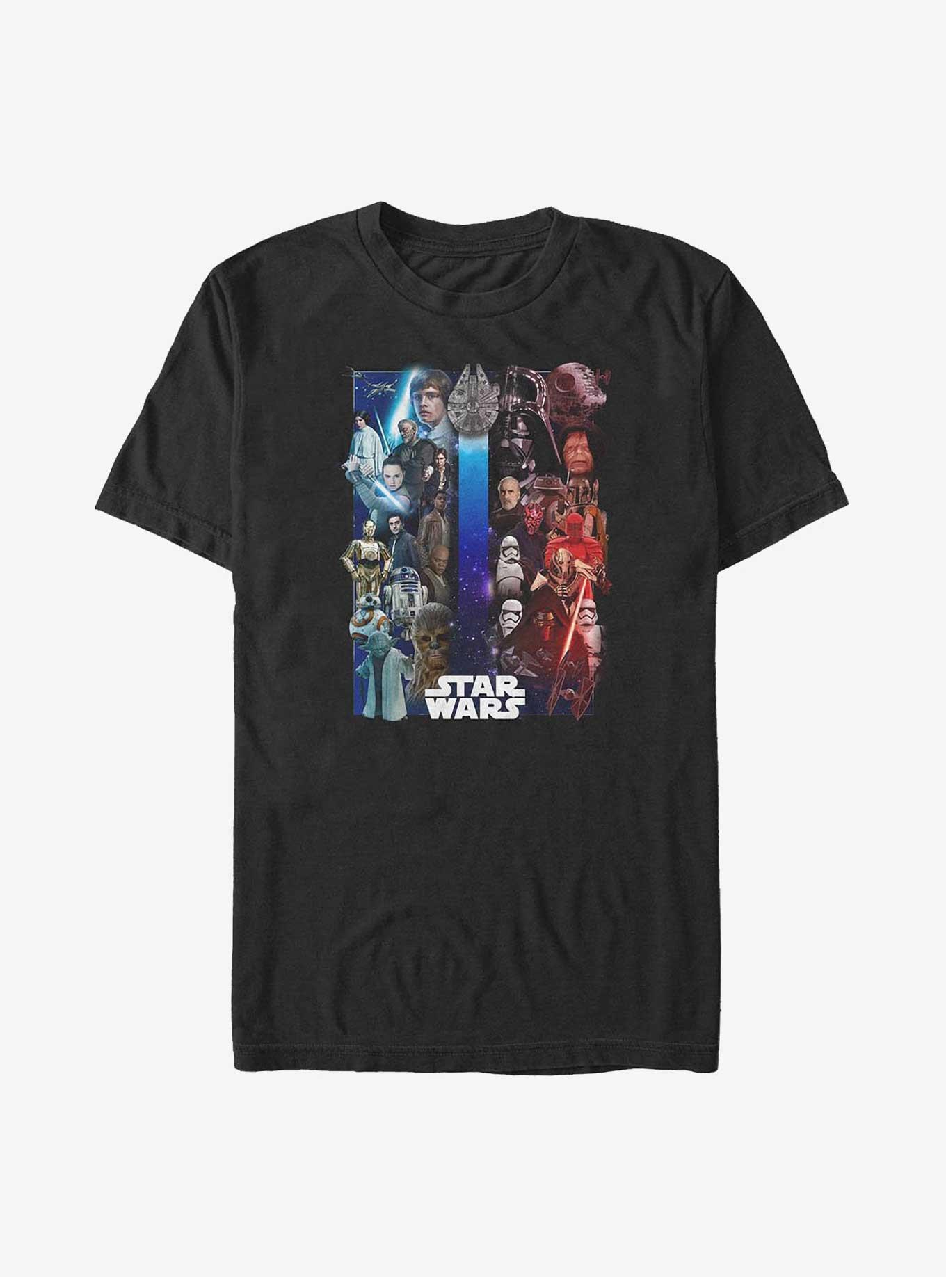 Star Wars Divided Forces Big & Tall T-Shirt, BLACK, hi-res