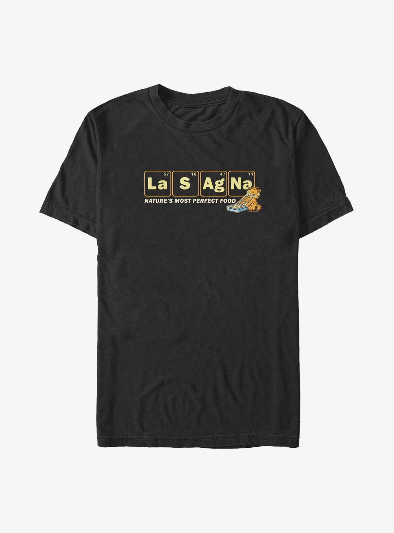 Garfield Lasagna Periodic Big & Tall T-Shirt, BLACK, hi-res