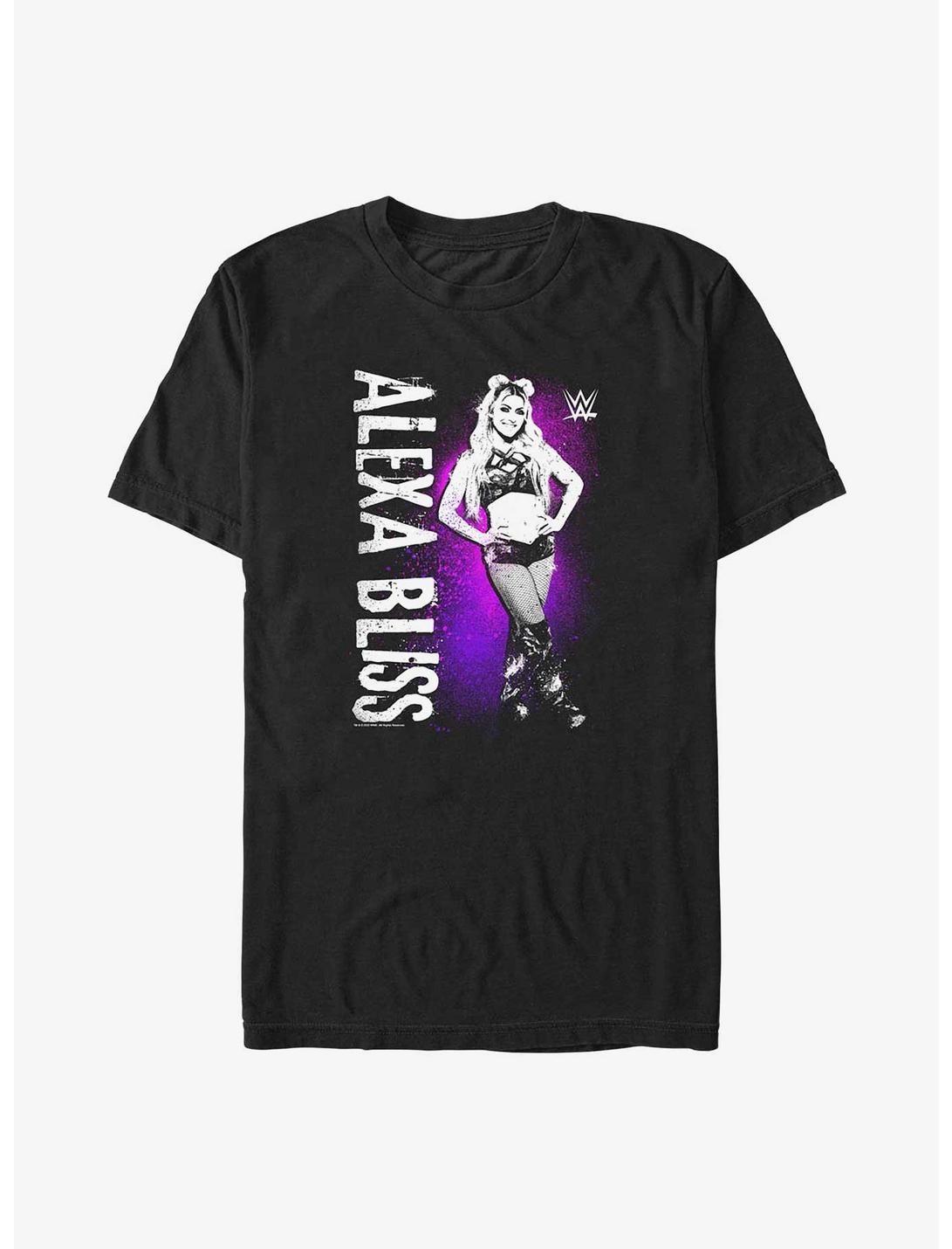 WWE Alexa Bliss Splatter Big & Tall T-Shirt, BLACK, hi-res