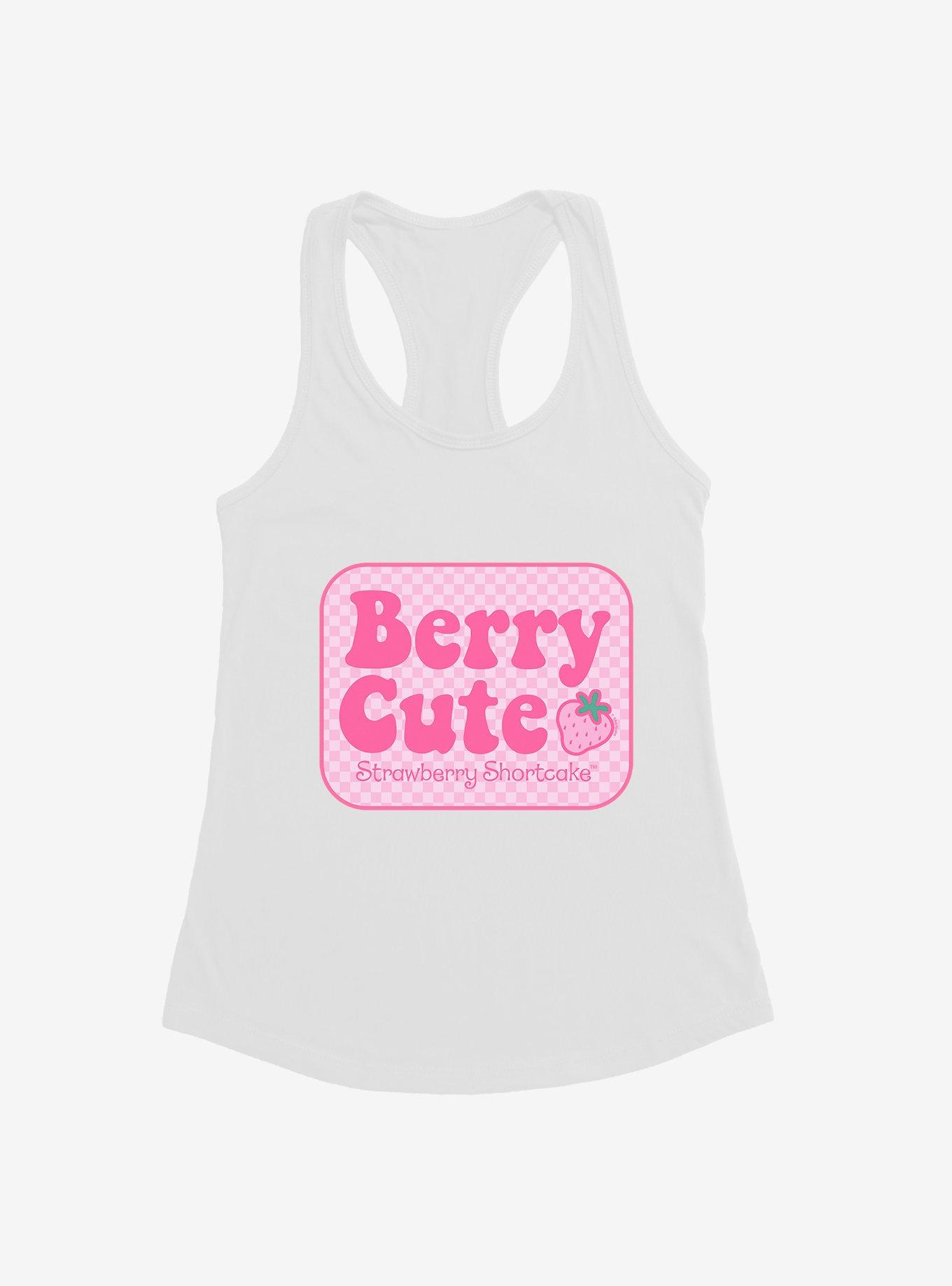 Strawberry Shortcake Berry Cute Girls Tank, WHITE, hi-res