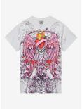 Angel Wing Heart Tattoo Art Boyfriend Fit Girls T-Shirt By Call Your Mother, MULTI, hi-res