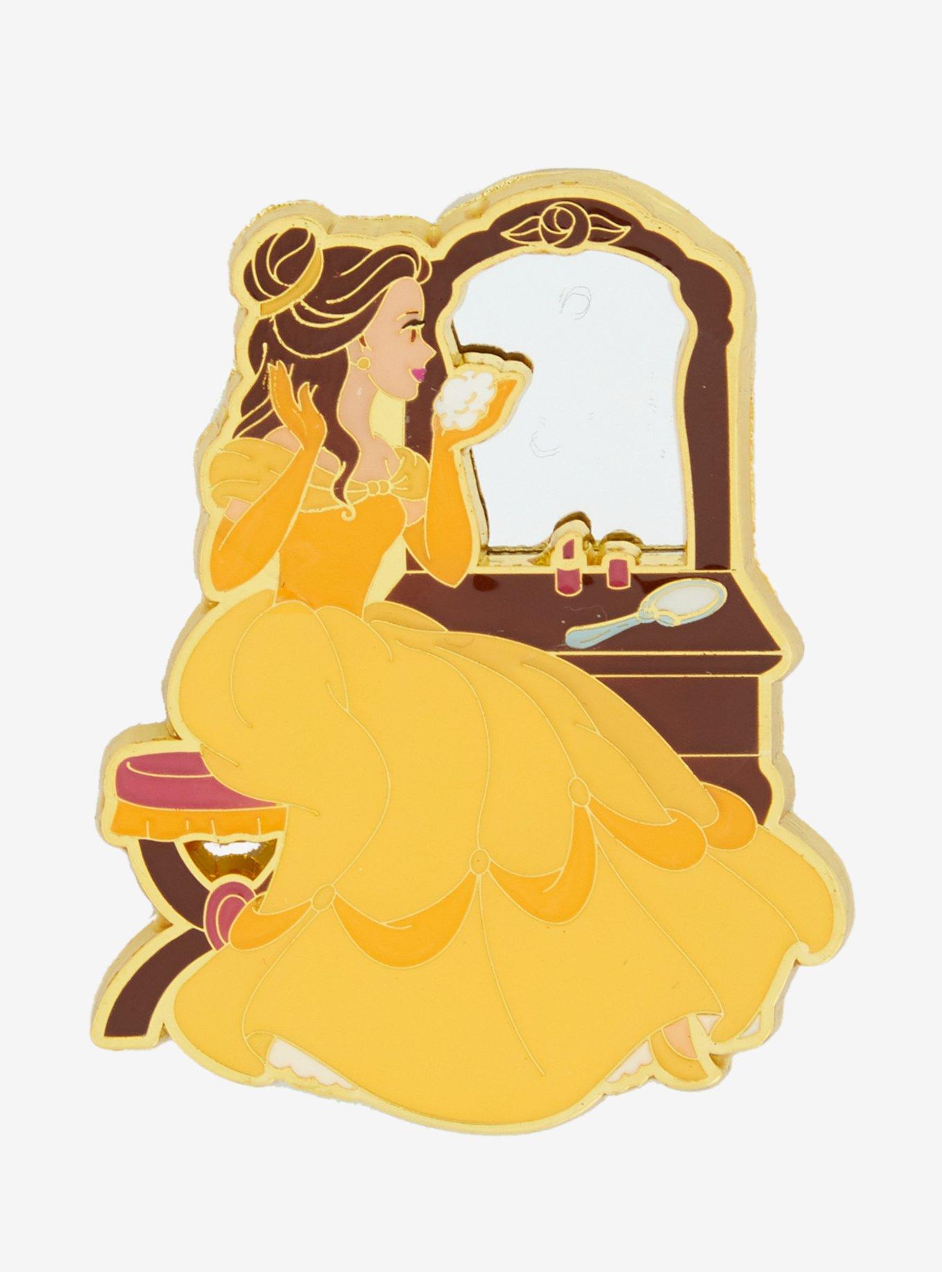 Loungefly Disney Beauty and the Beast Belle Vanity Enamel Pin — BoxLunch Exclusive, , hi-res