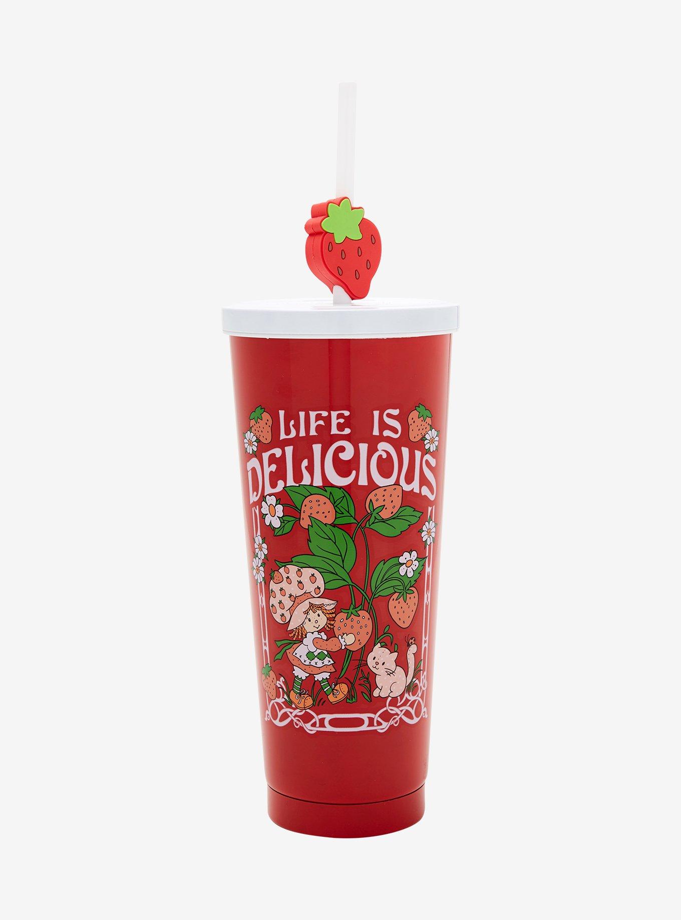 Strawberry Shortcake Life is Delicious Carnival Cup with Straw Charm — BoxLunch Exclusive, , hi-res