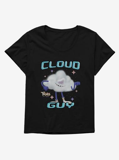 Trolls 3 Band Together Cloud Guy Girls T-Shirt Plus Size - BLACK