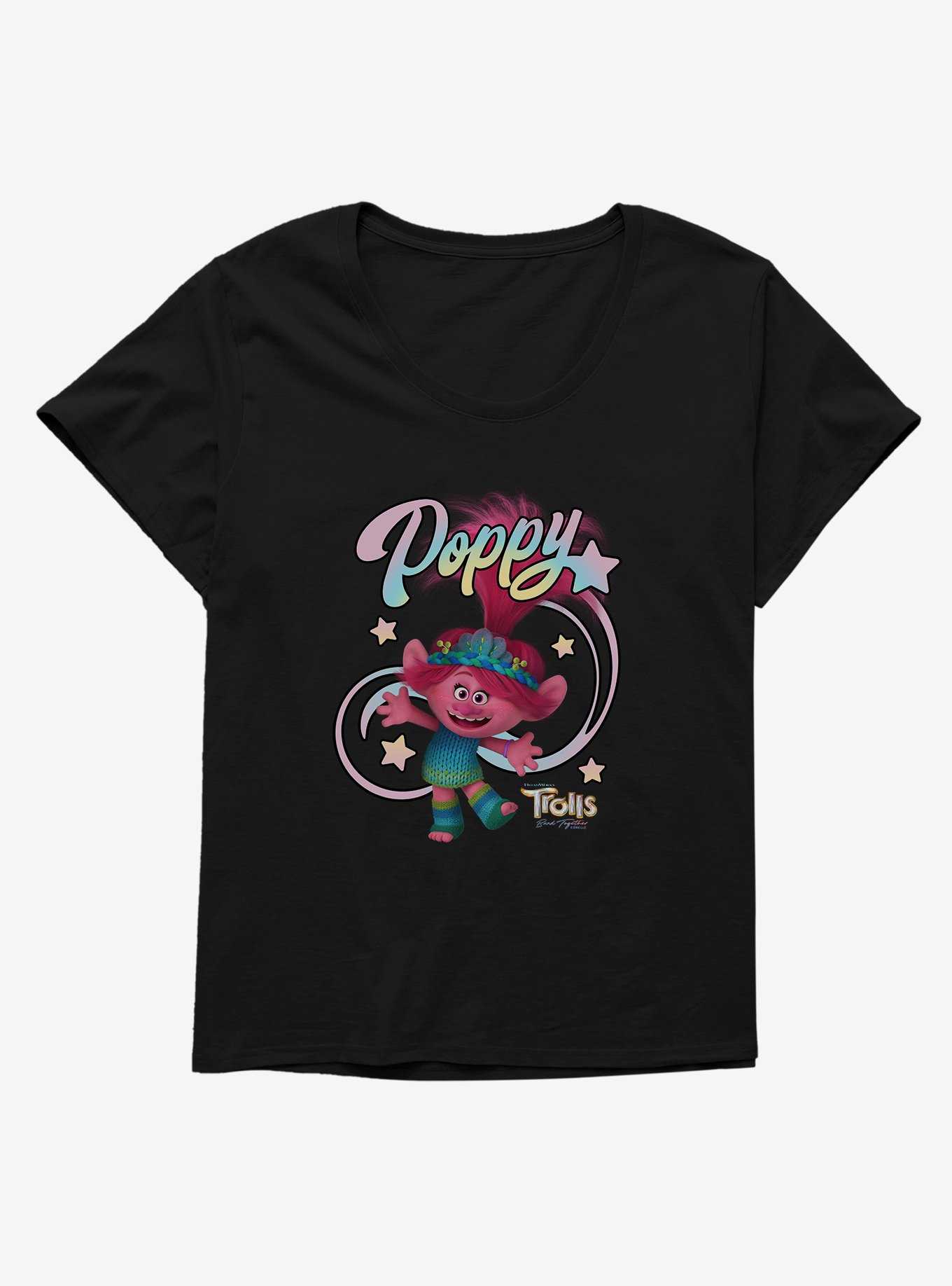 Trolls 3 Band Together Poppy Girls T-Shirt Plus Size, , hi-res