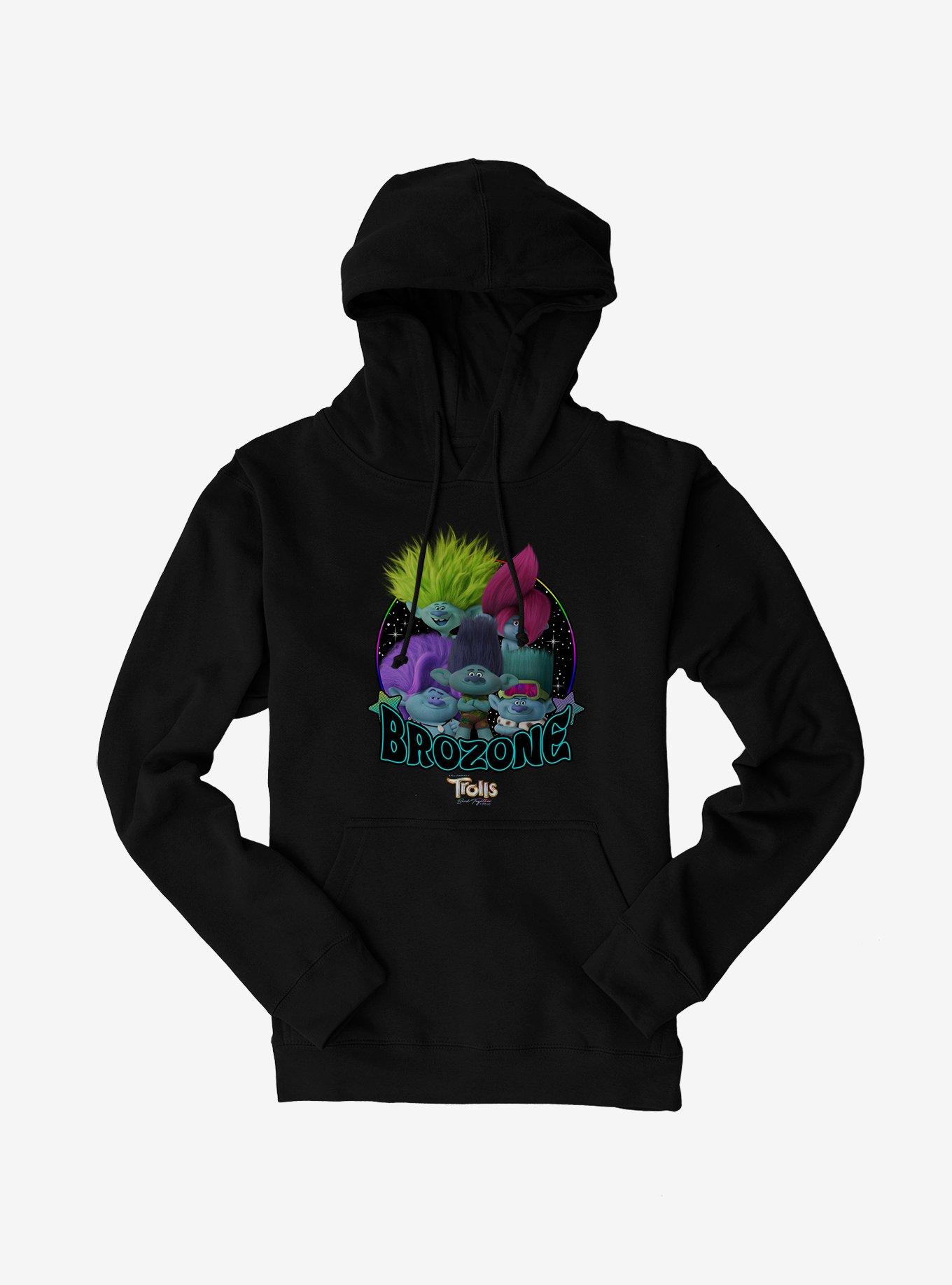 Trolls 3 Band Together Brozone Group Hoodie, BLACK, hi-res