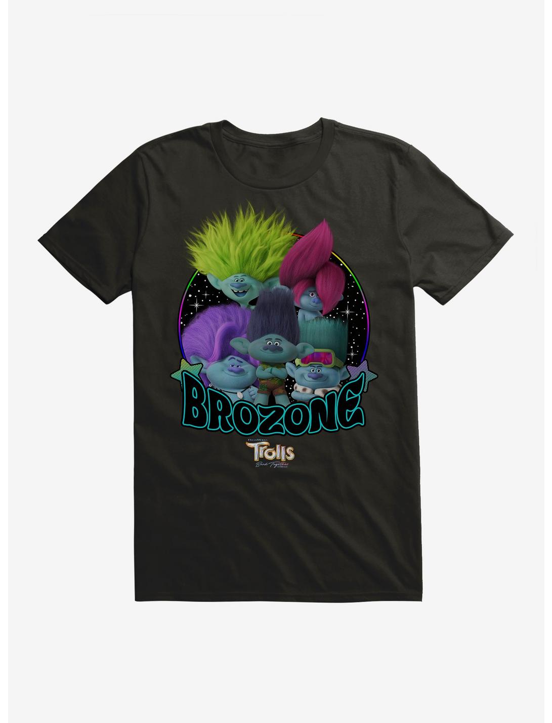 Trolls 3 Band Together Brozone Group T-Shirt, BLACK, hi-res