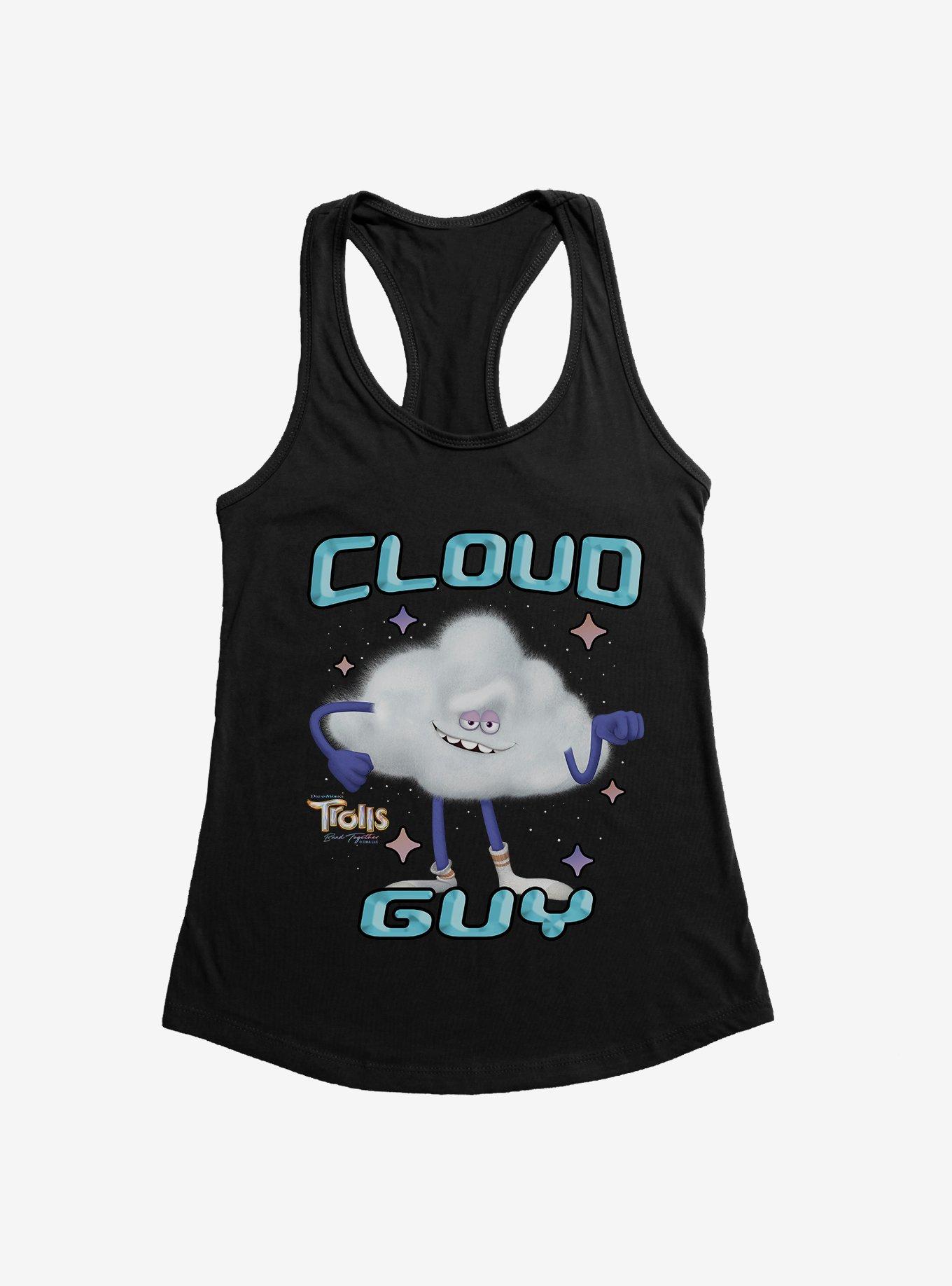 Trolls 3 Band Together Cloud Guy Womens Tank Top, BLACK, hi-res