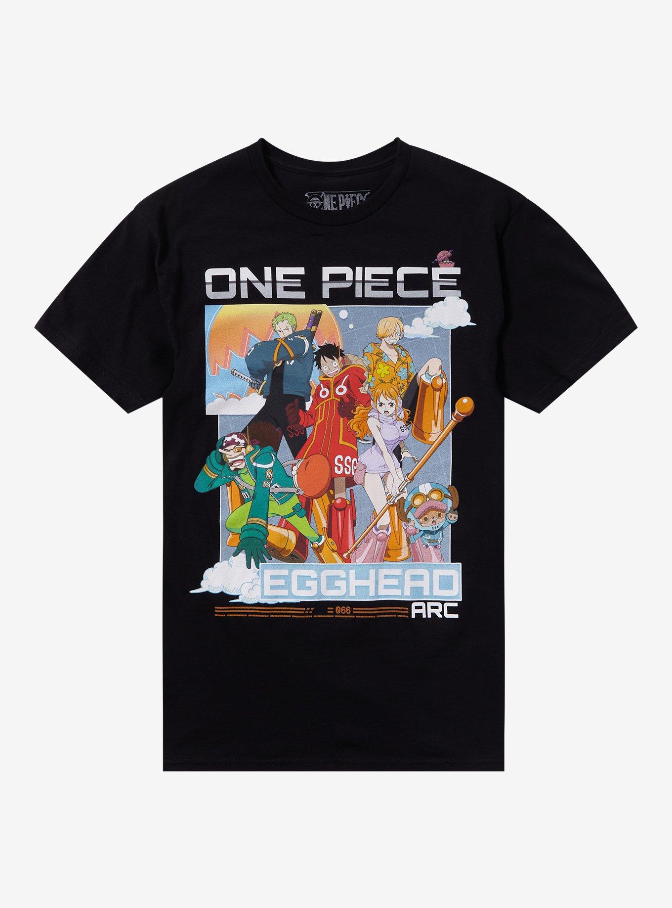 One Piece Straw Hat Pirates Egghead Group T-Shirt, , hi-res