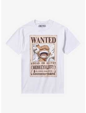 One Piece Luffy Gear 5 Wanted Poster T-Shirt, , hi-res