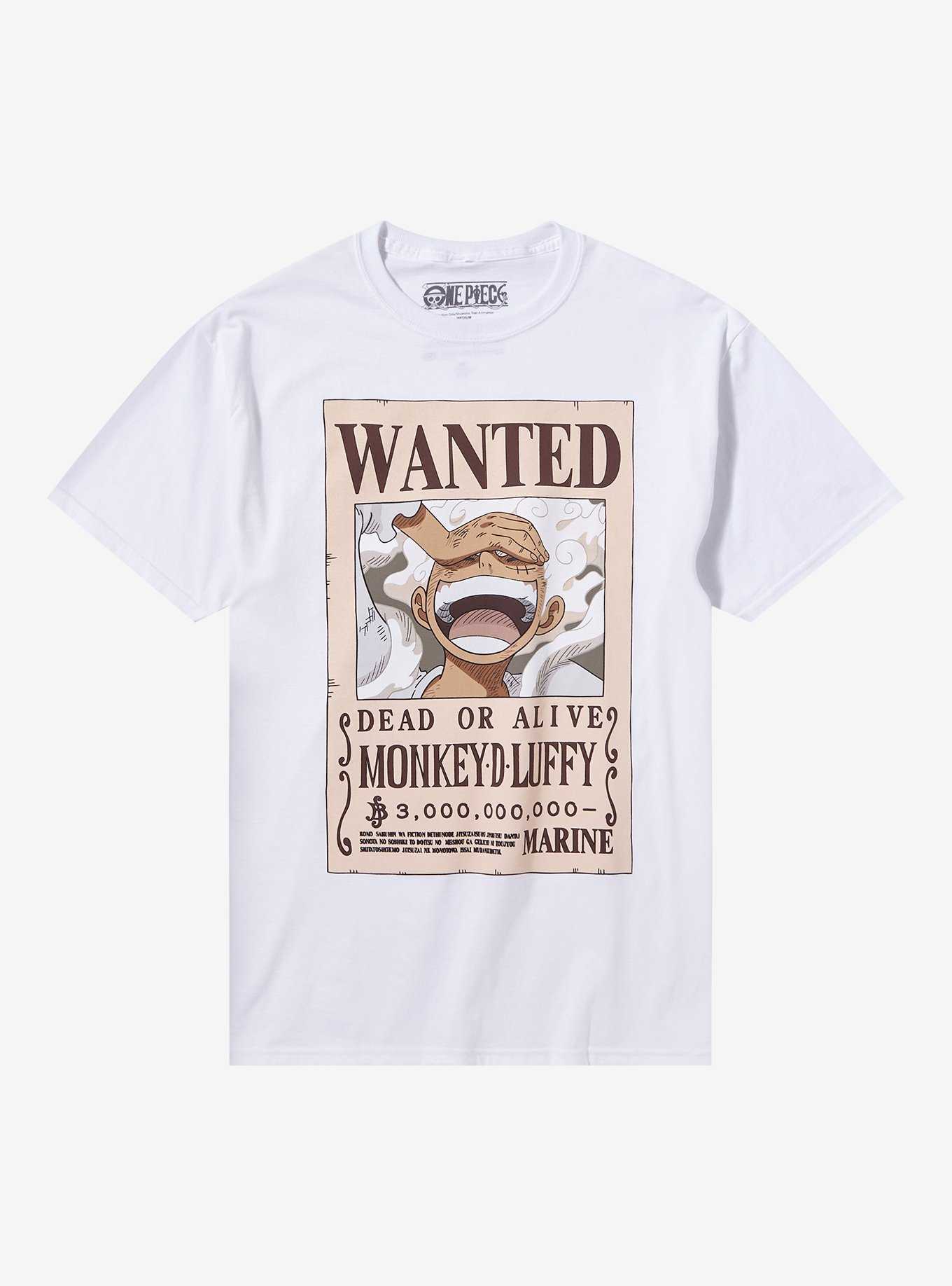 One Piece Luffy Gear 5 Wanted Poster T-Shirt, , hi-res