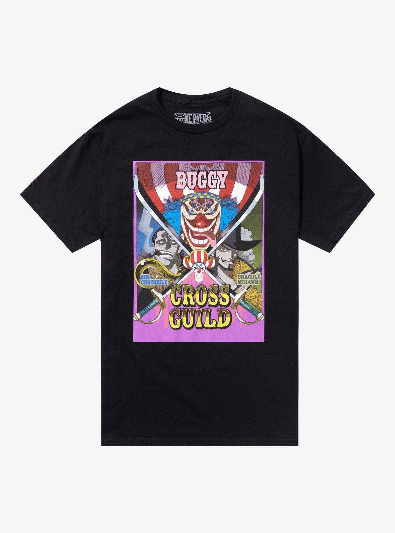 One Piece Cross Guild Trio Double-Sided T-Shirt, BLACK, hi-res