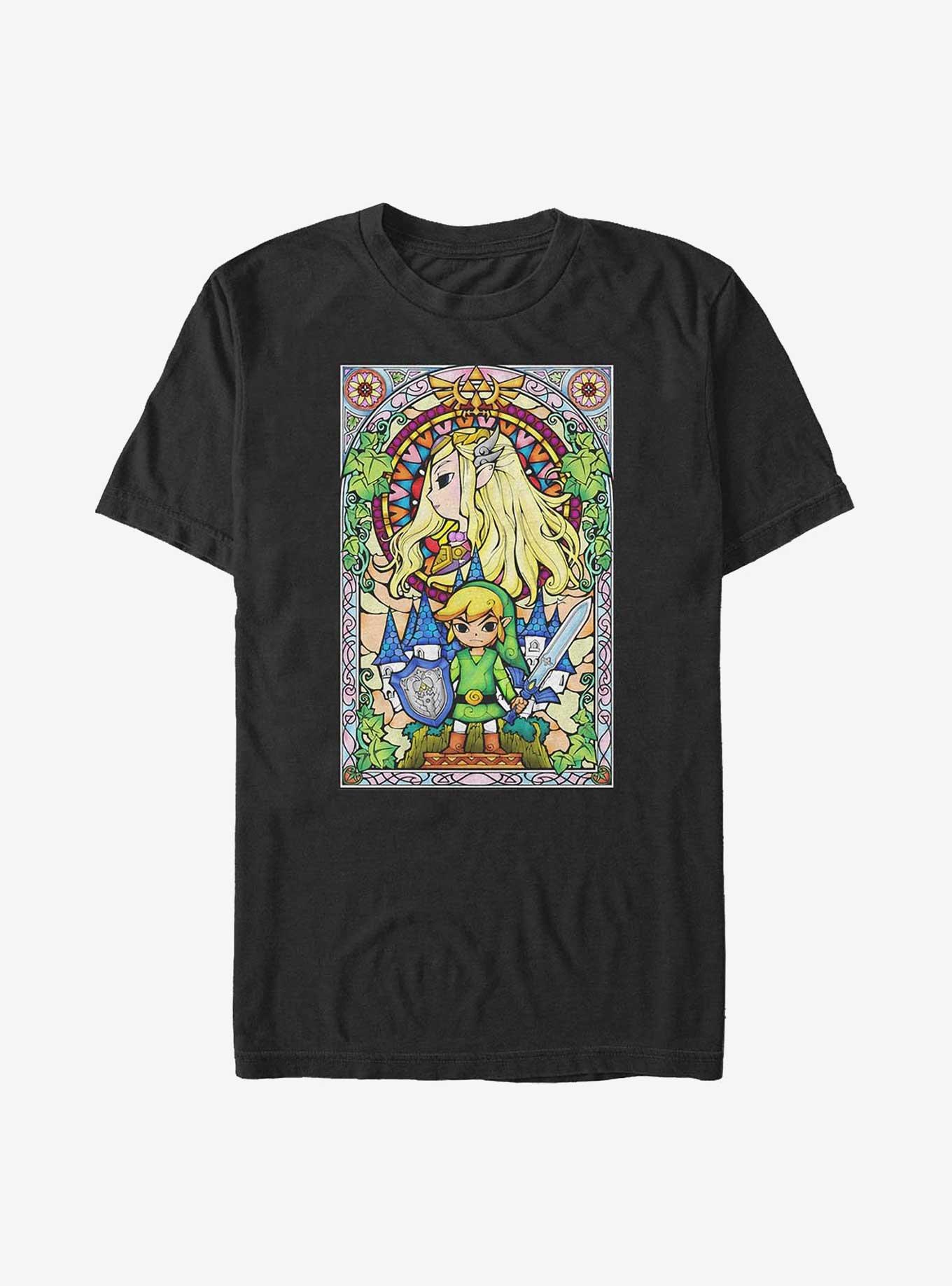 The Legend of Zelda Regal Glass Hero Big & Tall T-Shirt, BLACK, hi-res