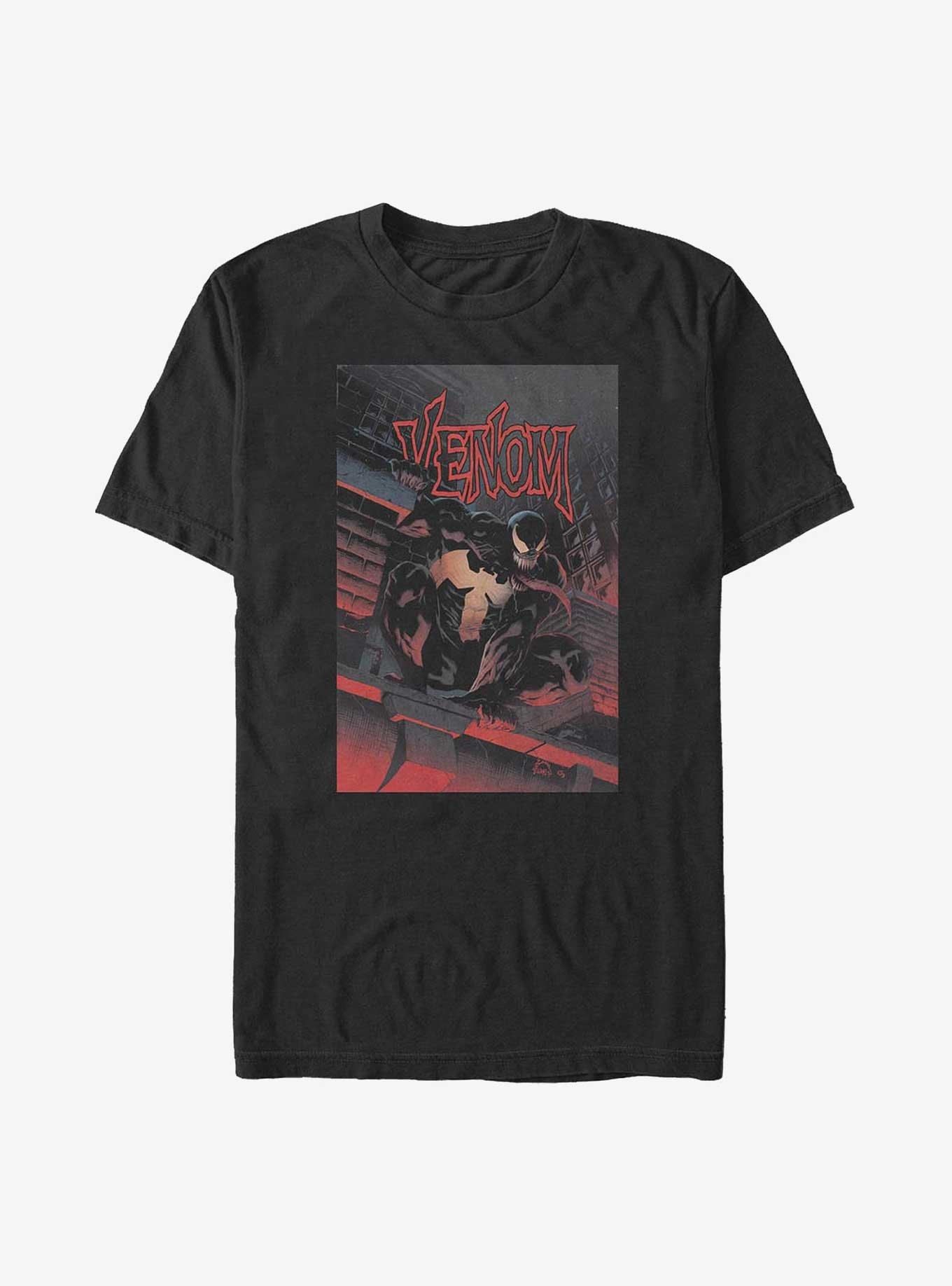 Marvel Venom Wall Crawler Poster Big & Tall T-Shirt, , hi-res