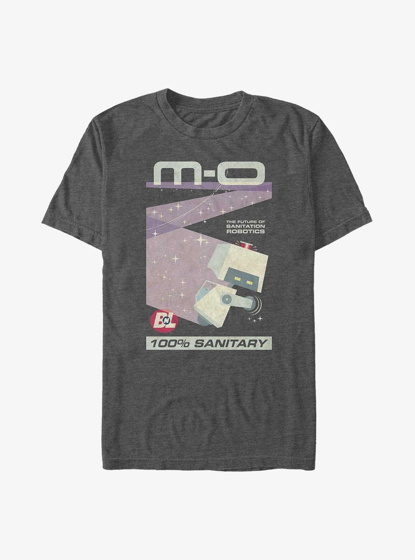 Disney Pixar WALL-E Mo Sanitary Poster Big & Tall T-Shirt, CHAR HTR, hi-res