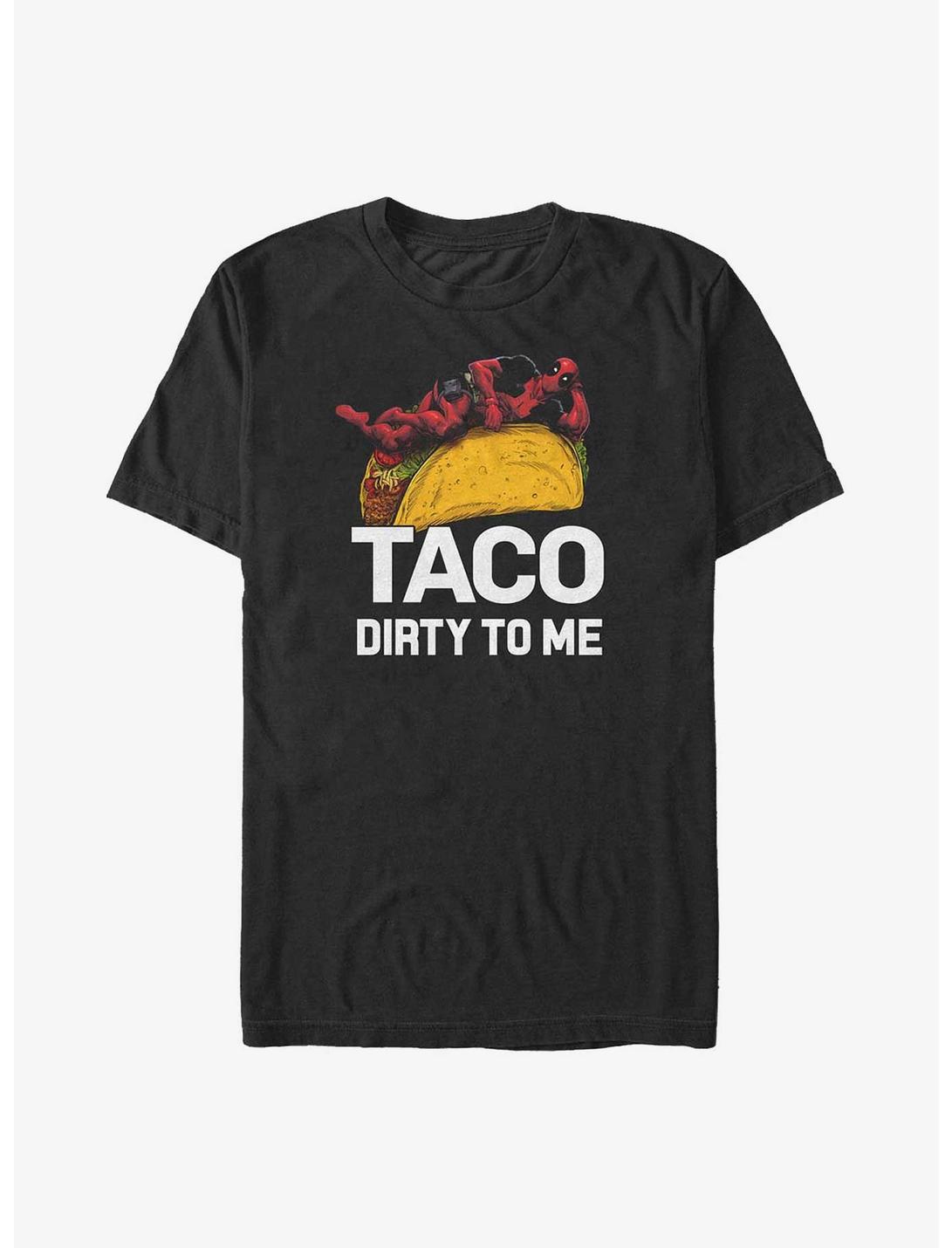 Marvel Deadpool Taco Dirty To Me Big & Tall T-Shirt, BLACK, hi-res