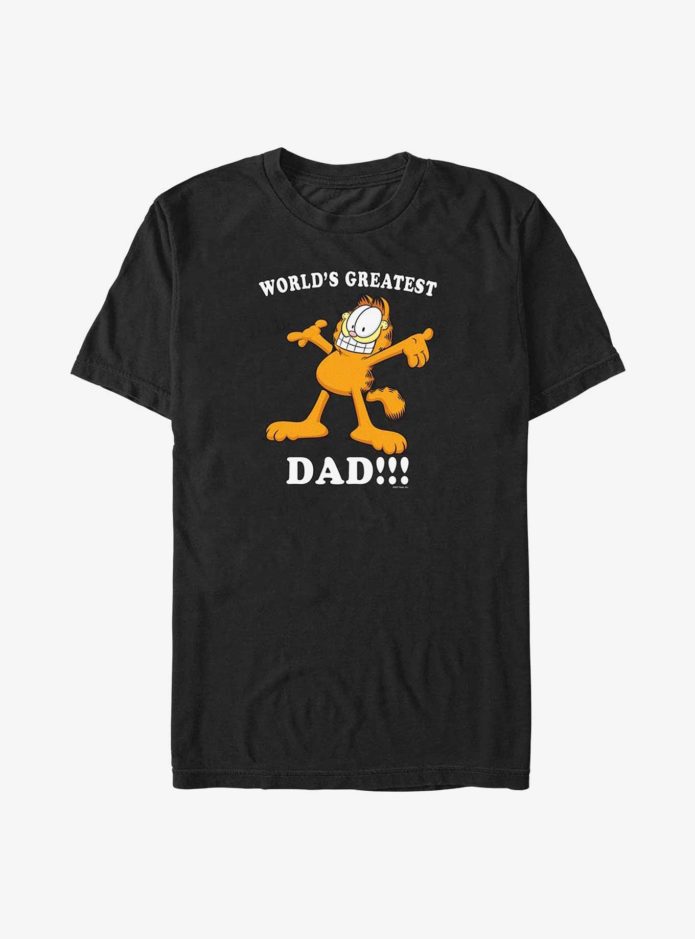 Garfield World's Greatest Dad Big & Tall T-Shirt, BLACK, hi-res